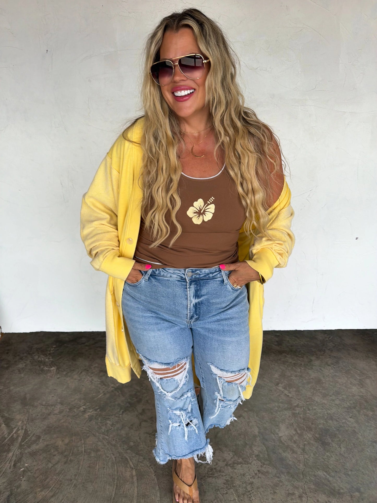 PREORDER Urban Distressed Crop Jean
