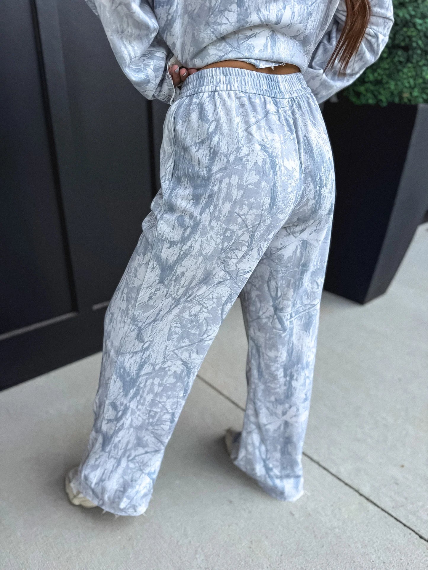 PREORDER Birdie Free Flow Pants in Silver Skies Camo