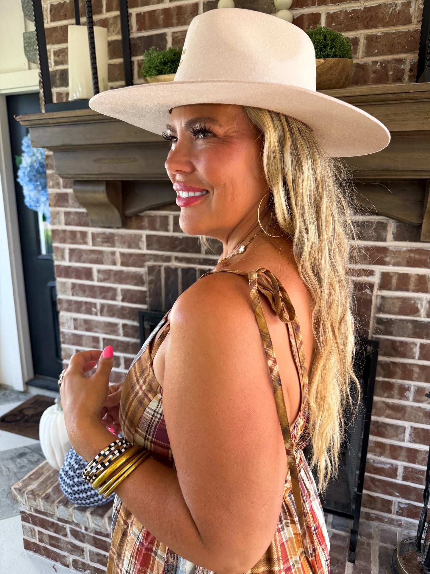 PREORDER The Ashford Plaid Maxi Dress