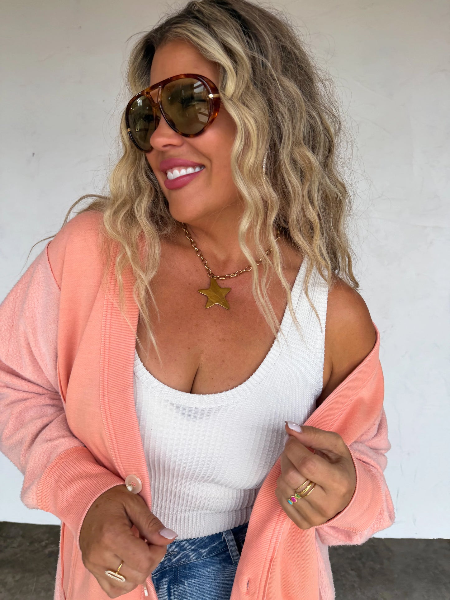 *Limited Quantities* PREORDER Spring Desi Sweatshirt Cardigan