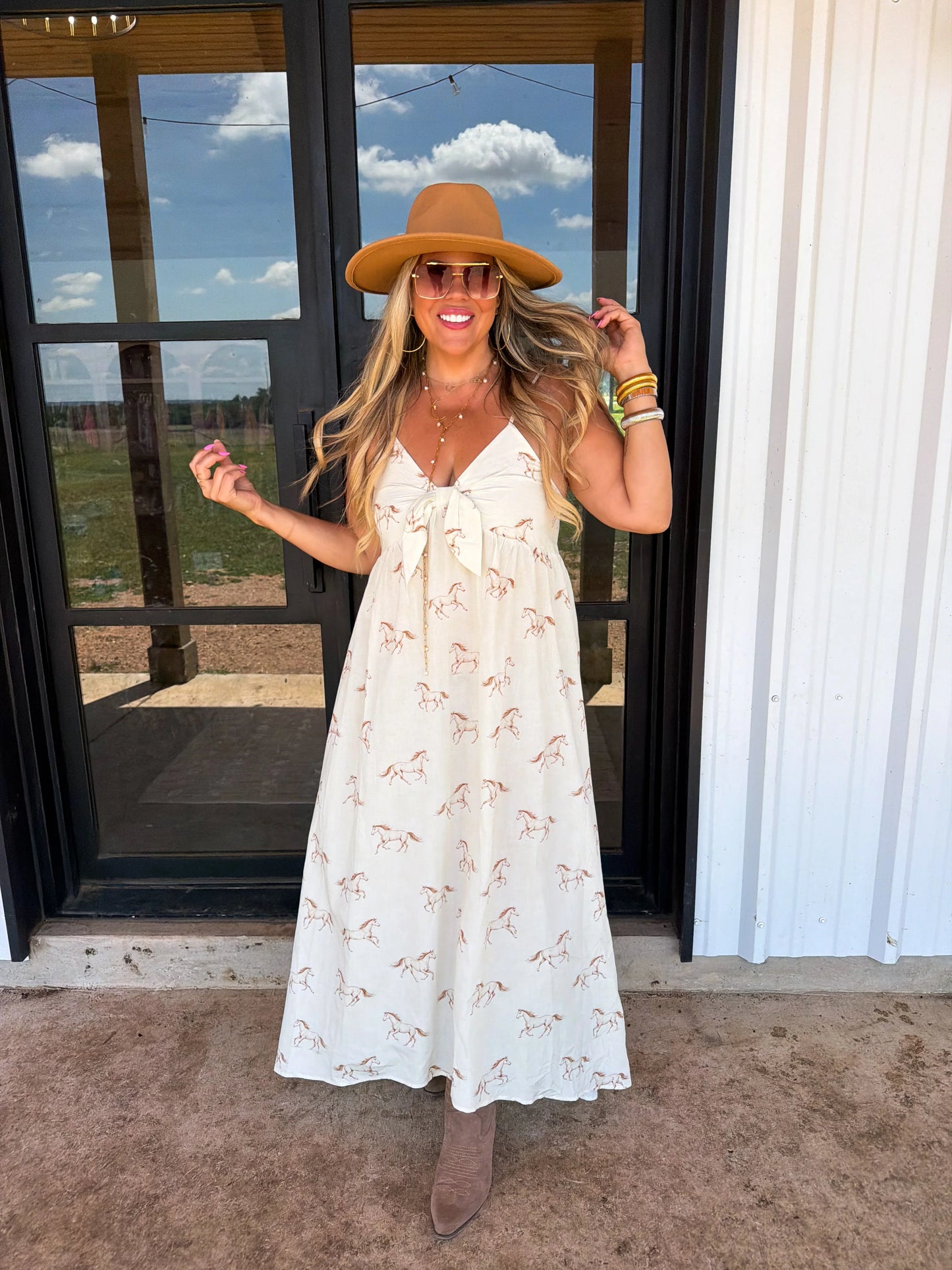 PREORDER Western Charm Maxi Dress