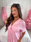 PREORDER Birdie Slumber Dress in Purrfectly Pink