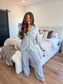Birdie LUXE Whisper Dream PJ Set in Heathered Whip (Sold as Set)