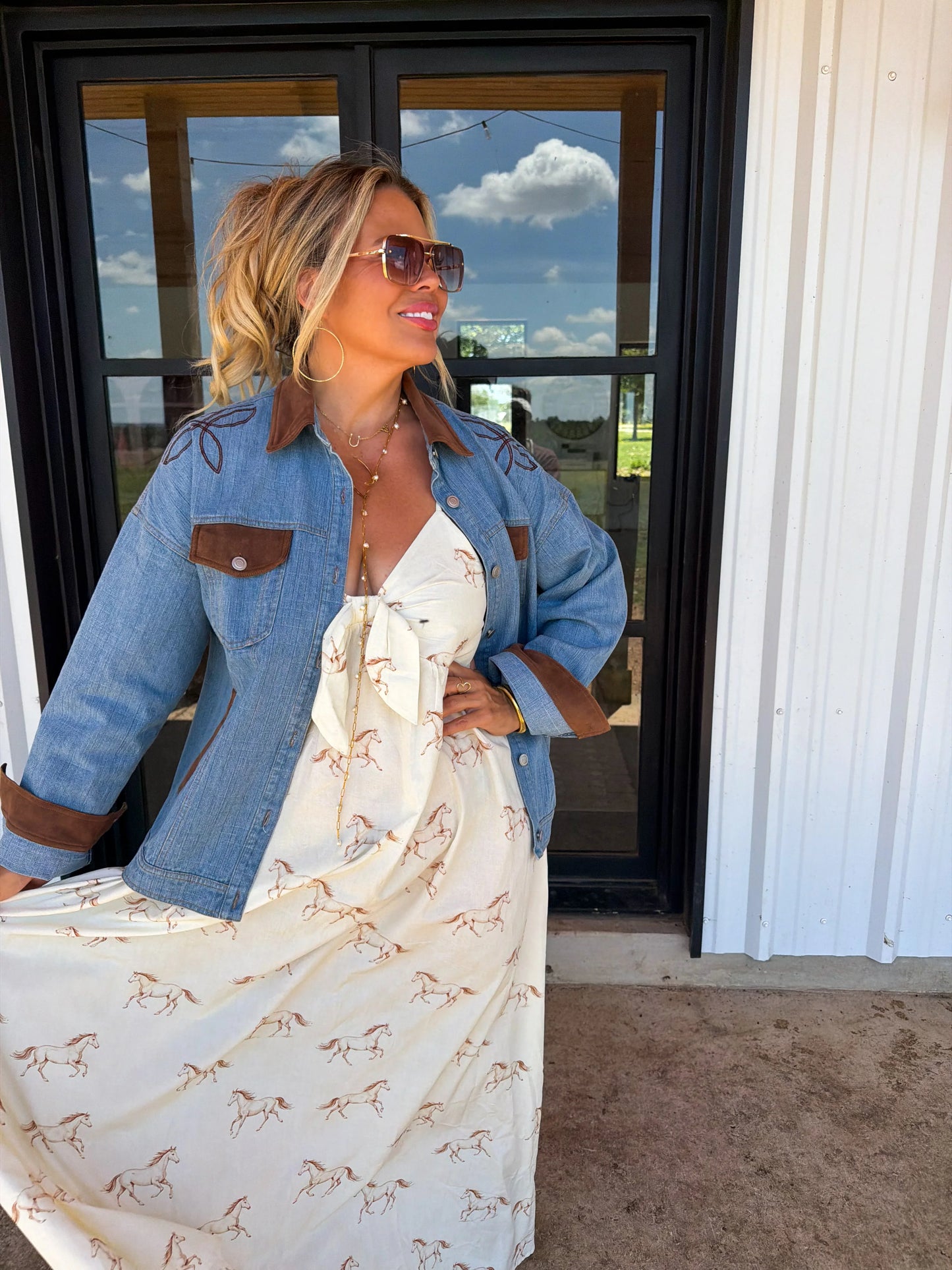 PREORDER Cowboy Romance Denim Jacket