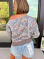 PREORDER Birdie Off Shoulder Pullover in Timber Haze