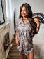 Birdie Tee Sleep Dress in Dark Camo
