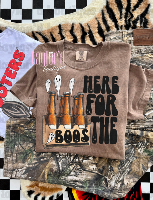 🍻👻 Here For The Boos Tee/ Crew