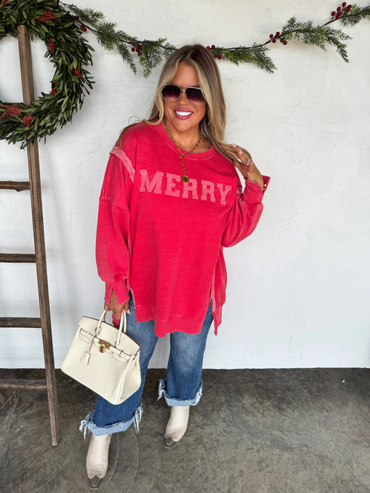 PRE-ORDER Merry & Ho Ho Ho Classic Crew Pullovers