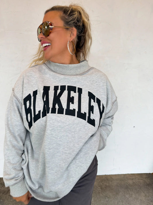 *LIMITED QUANTITIES* PREORDER Blakeley Mock Neck Sweatshirt *eta March*