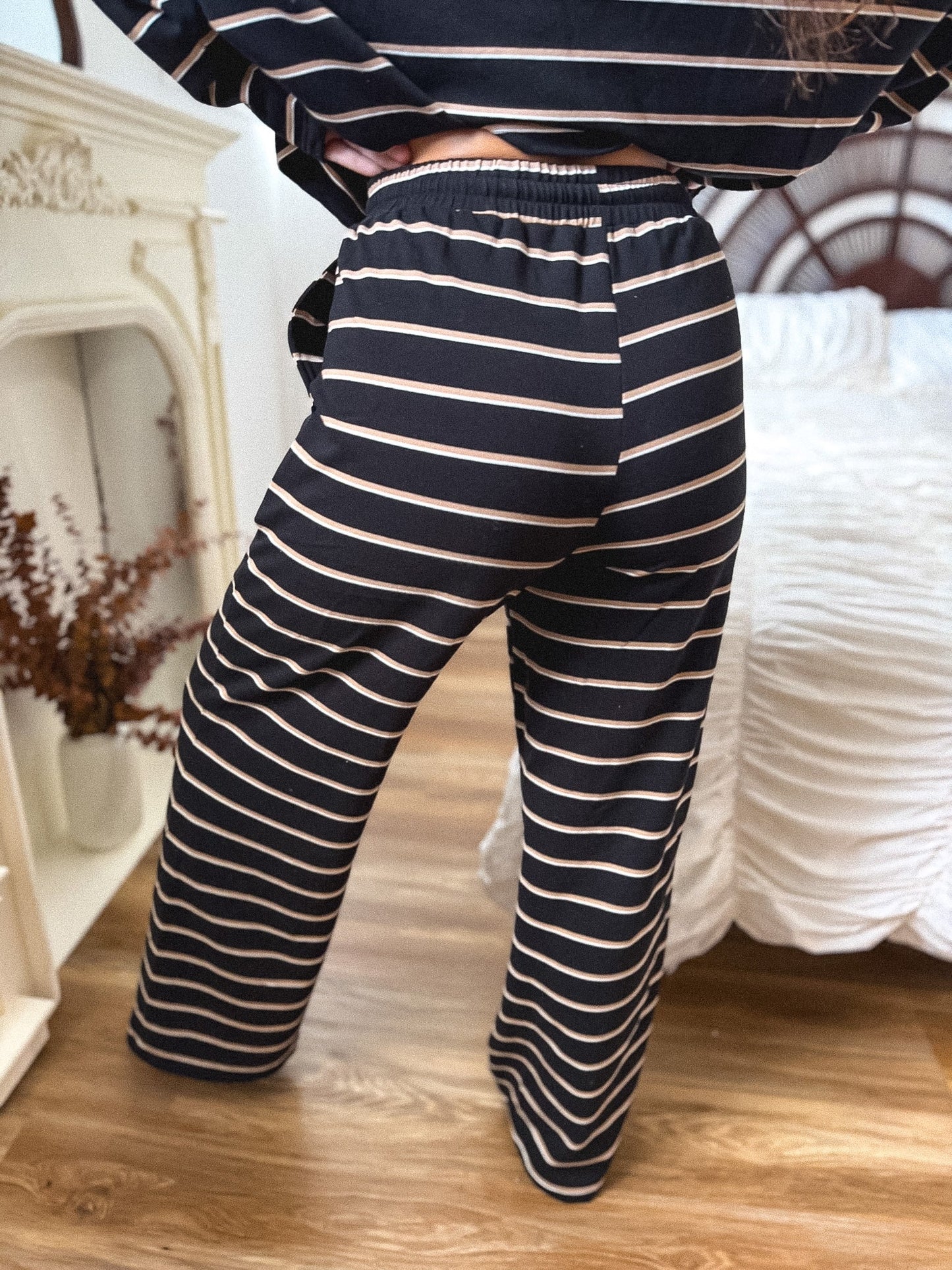 PREORDER Birdie Sunday Ease Set in Harvest Stripe (Sold as Set)