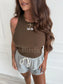 PREORDER Birdie Core Tank in Espresso