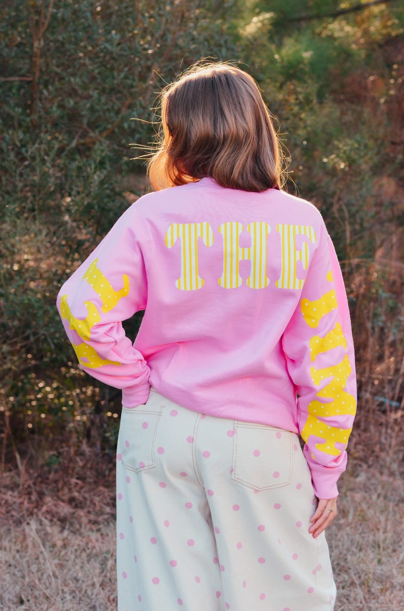 God Is Good Baby Pink Sweatshirt