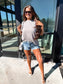 PREORDER 2ND CUT Birdie Lightweight Slub Tee in Gray