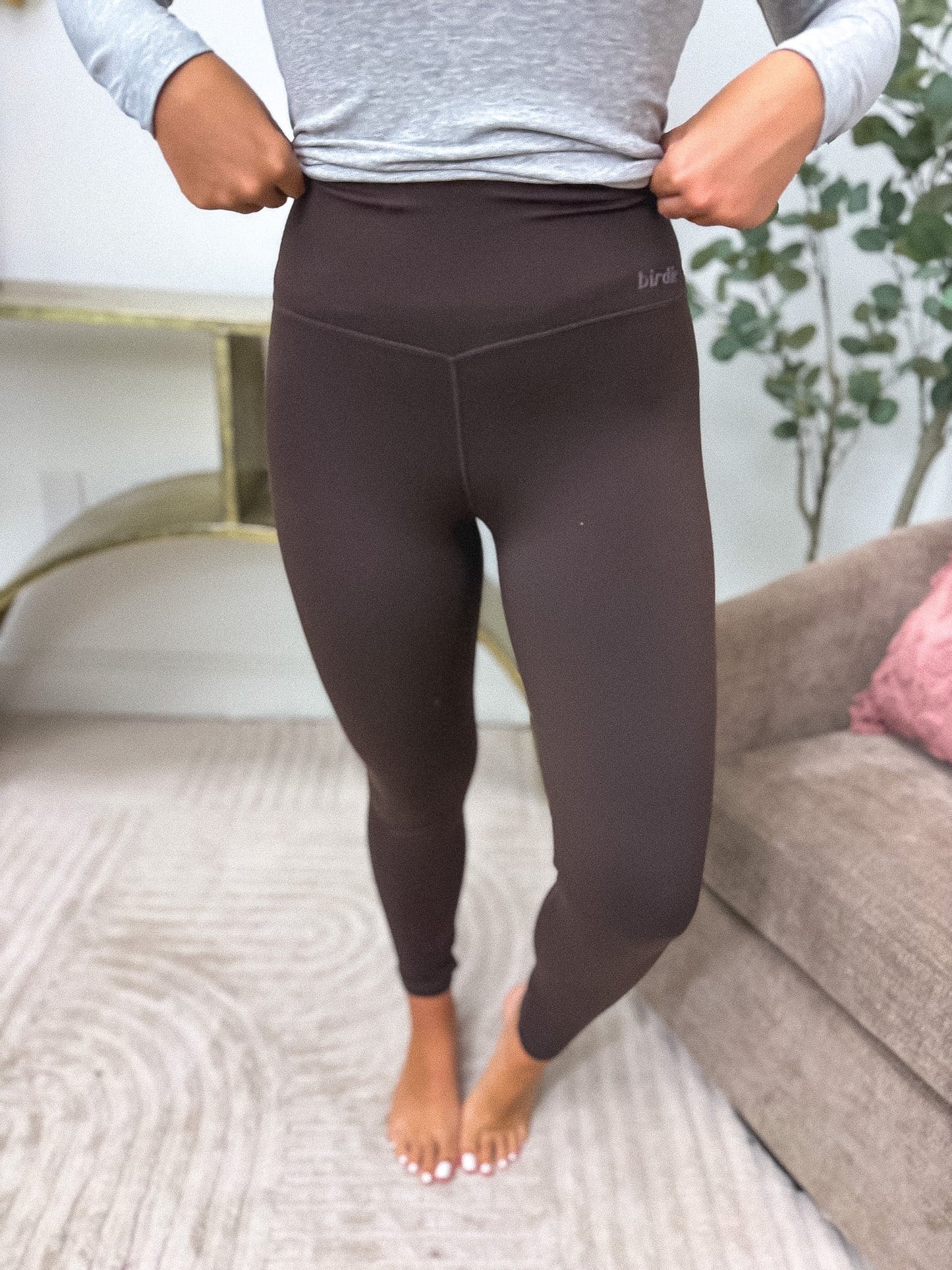 PREORDER Birdie AirSkin Leggings in Espresso *final sale*
