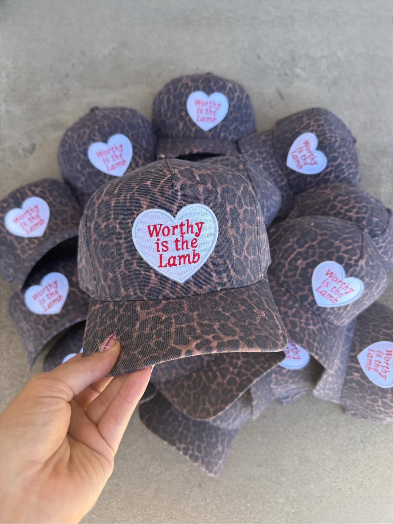 PREORDER Worthy is The Lamb Trucker Hat *ships in July*