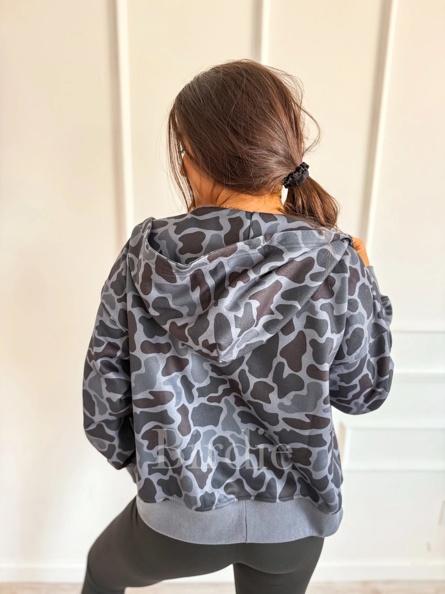 PREORDER Birdie Full Zip Jacket in Blackout Duck Camo