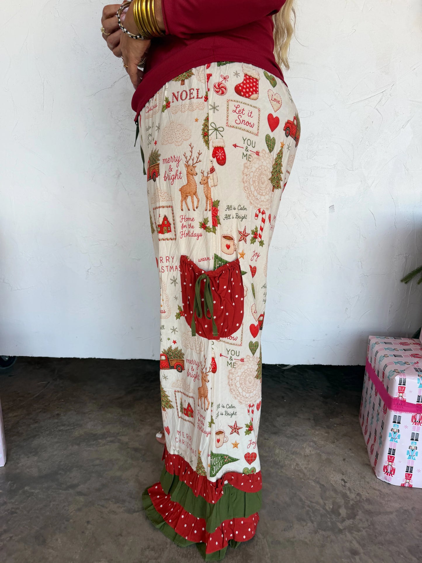 PREORDER Vintage Christmas Bloomer Pants
