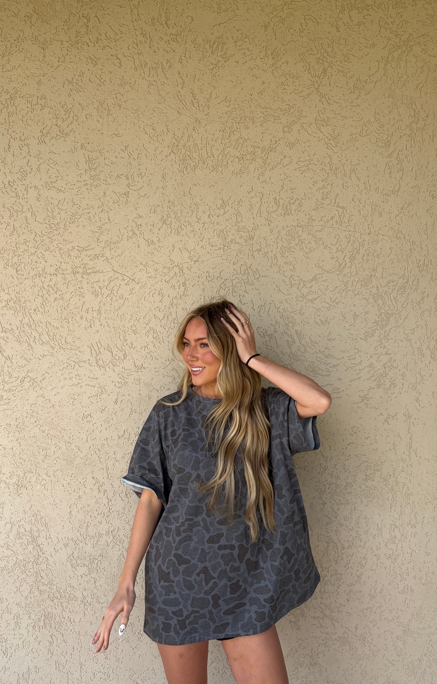Taylor’d Boyfriend Tee in Deep Marsh Duck Camo PREORDER