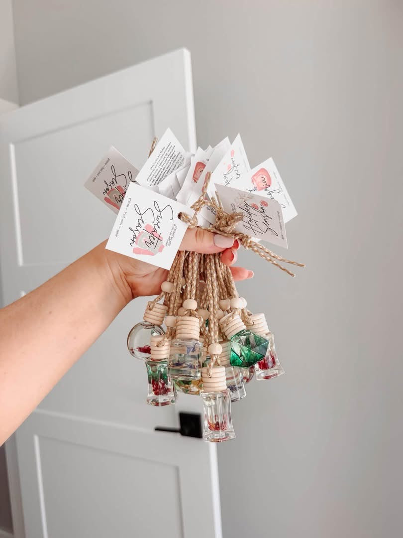 PREORDER Holiday Car Diffusers by Scented by Elle *final sale*