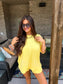 PREORDER Birdie Tee Boxer Set in Sunshine (Sold as Set)