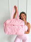 PREORDER Birdie Daily Hustle Duffle in Pinky Promise Dot