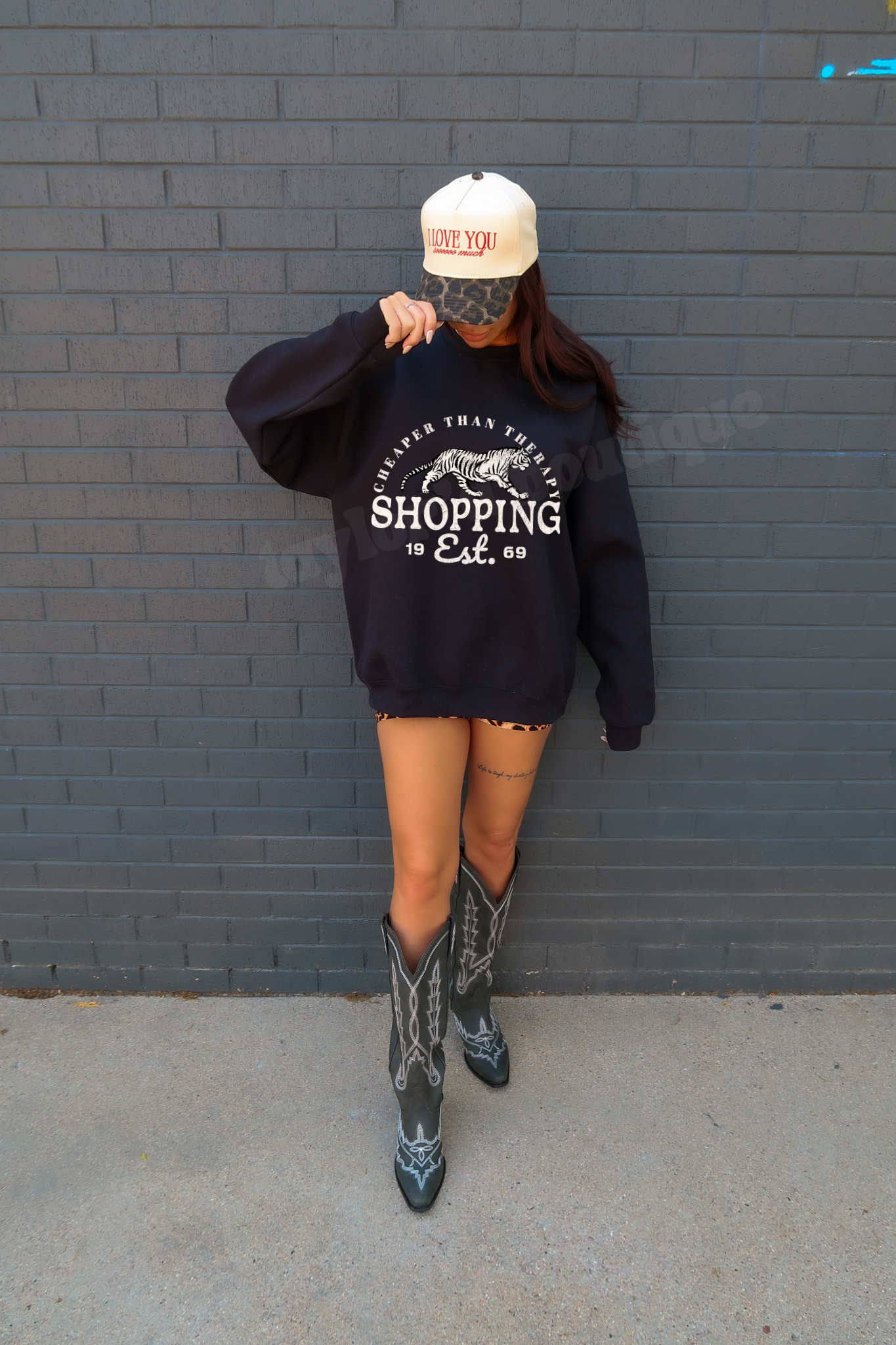 🛍️ Cheaper Than Therapy Crew/Tee