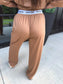 PREORDER Birdie Tee & Boxer Pant Set in Golden Oat (Sold as Set)