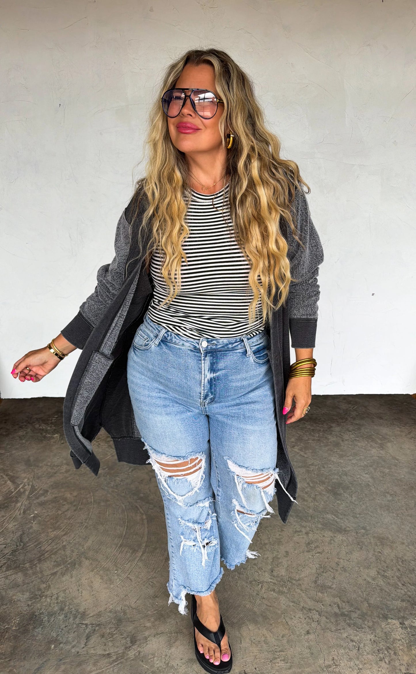 PREORDER Urban Distressed Crop Jean