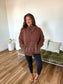 PREORDER Birdie Aspen Quilted Snap Pullover in Washed Cocoa