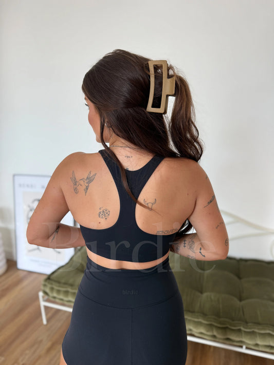 PREORDER Birdie AirSkin Sports Bra in Black