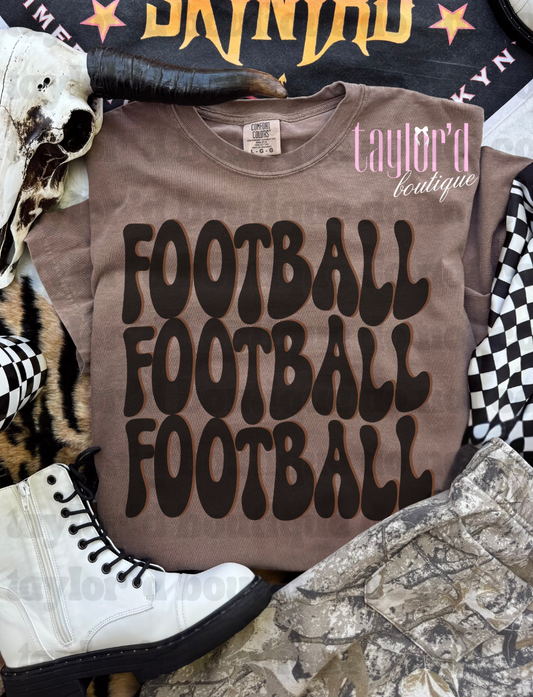 Football x3 Tee/ Crew