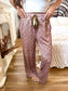 PREORDER Birdie Stretchy Lounge Pants 2.0 in Butter Rum Dot