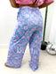 PREORDER Birdie Stretchy Lounge Pants in Bluebell Blush