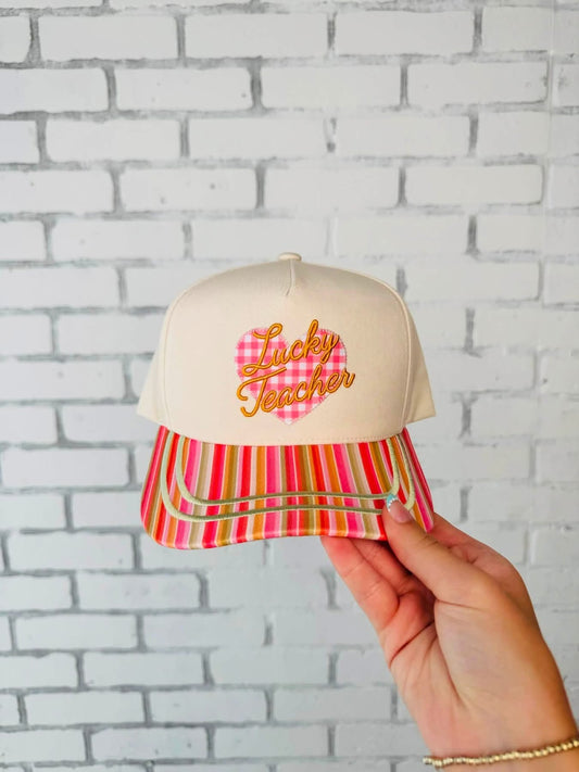 Lucky Teacher Trucker Hat *final sale*