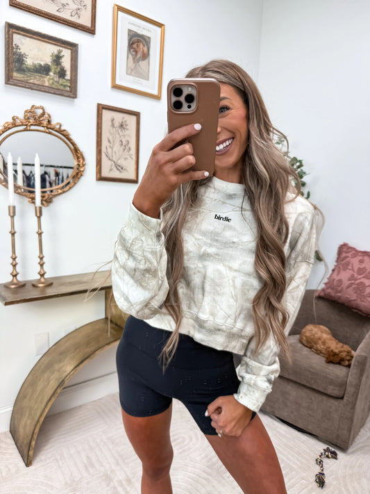 PREORDER Birdie Elevated Daybreak Pullover in Pearl Camo