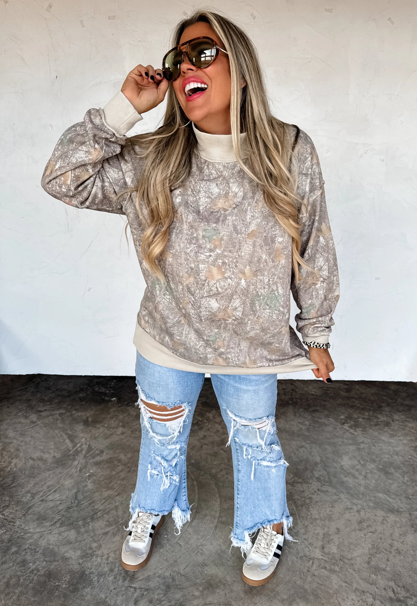 PREORDER Miller Mock Neck Sweatshirt