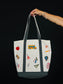 Embroidered Teacher Things Tote Bag *final sale*