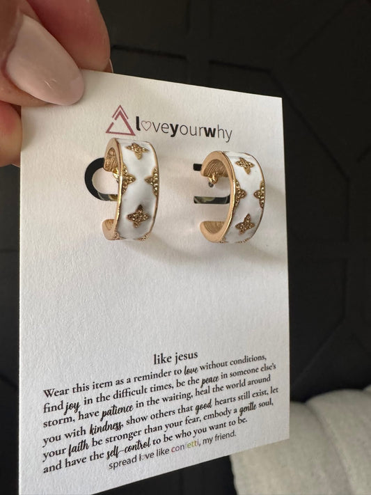 Golden Grace Hoop Earrings