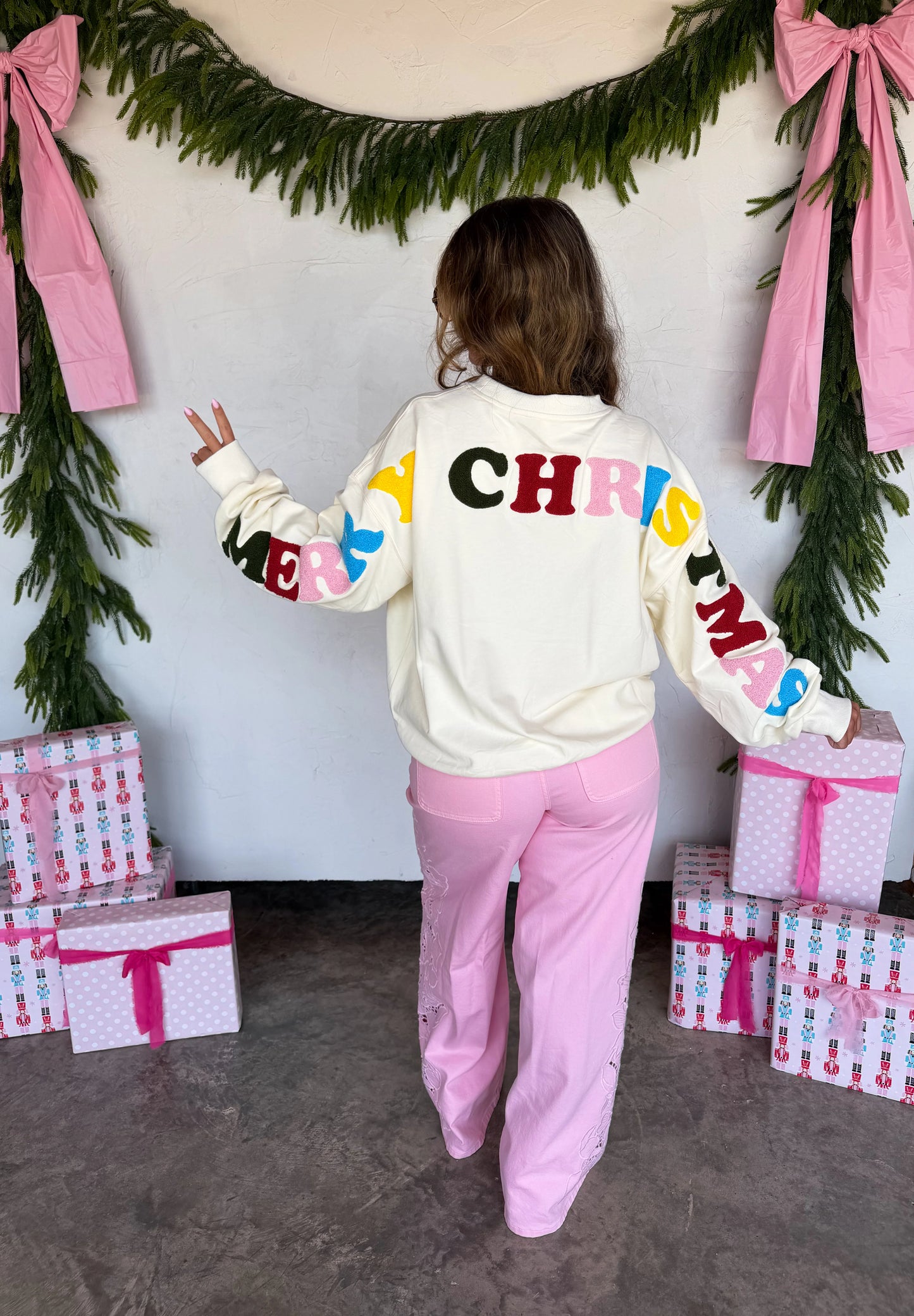 PREORDER Merry Message Sweatshirt