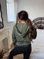 PREORDER Birdie Summer Quarter Zip Pullover in Olive