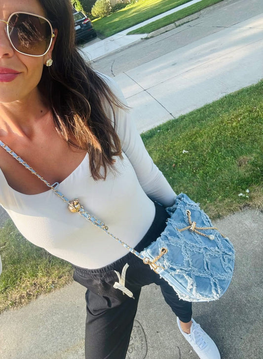 Denim Dreams Bucket Bag 🩵