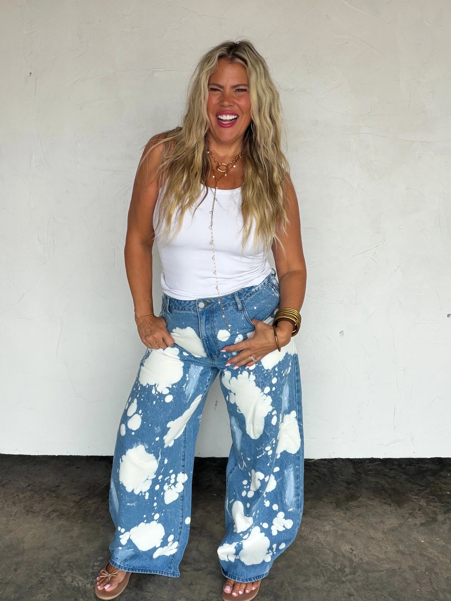 PREORDER Bleached Out Babe Jeans