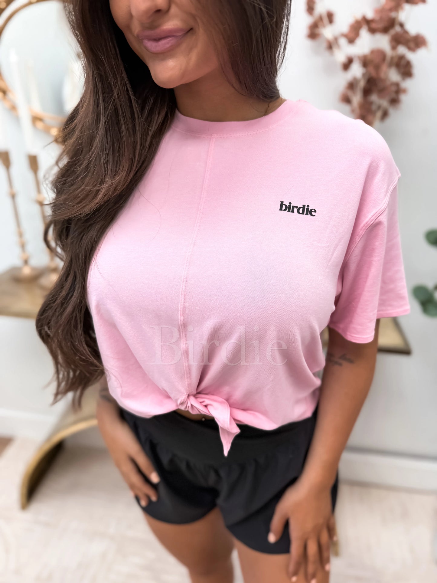 PREORDER Birdie Breeze Tee in Bubblegum