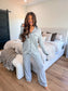 Birdie LUXE Whisper Dream PJ Set in Heathered Whip (Sold as Set)
