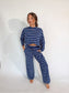 PREORDER Birdie Sunday Ease Set in Deep Harbor Stripe (Sold as Set)