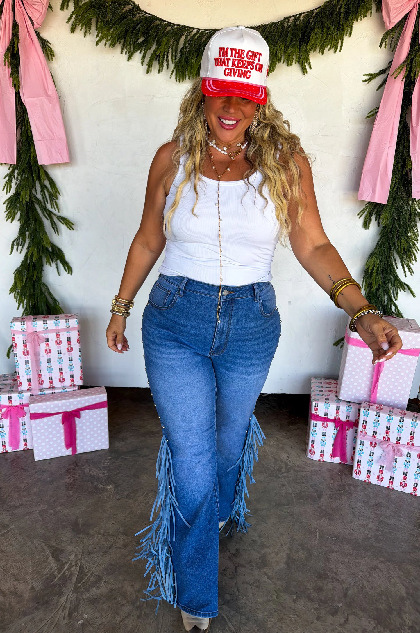 PREORDER On The Fringe Flare Jeans