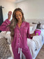 PREORDER Birdie Bedtime Bliss Two Piece Set in Berry Cream Dream (Sold as Set)