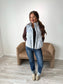 PREORDER Birdie Puffer Vest in Silver Skies Camo