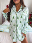 PREORDER Birdie Long Sleeve Sleep Dress in O Christmas Tree