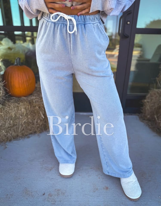 PREORDER Birdie Washed Denim Lounge Pants